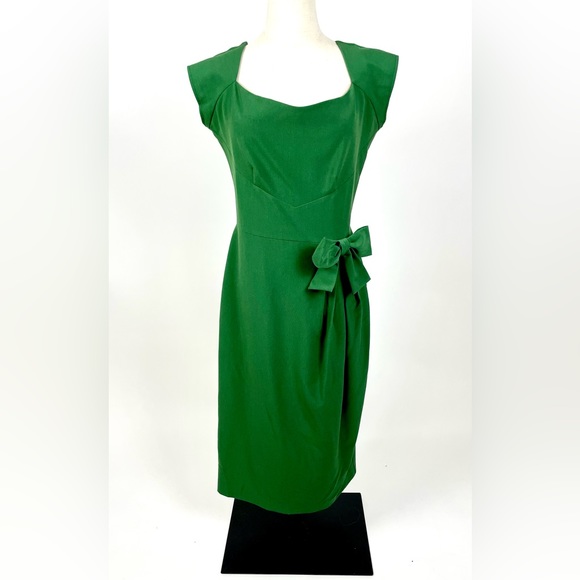 Stop Staring Dresses & Skirts - Stop Staring Vintage Reproduction Green Wiggle Dress Size XL